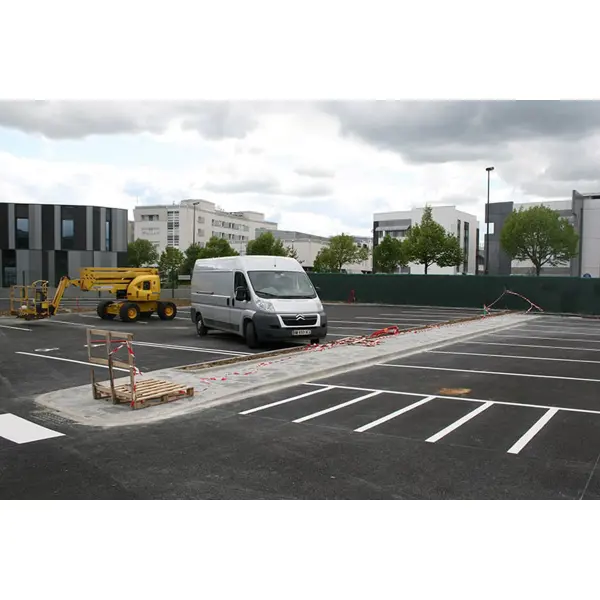 Vorgefertigte Straßenmarkierung "Gerade Linie" – Thermoplast, weiß, 1000×150 mm, 20er-Pack