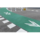 Vorgeformtes Verkehrszeichen 