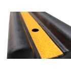 Wand- und Säulenschutz, Gummi-Prallschutz Rubber C – schwarz, 1000×150×50 mm
