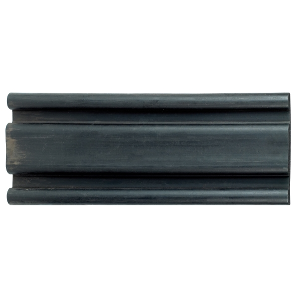 Wand– und Säulenschutz, Gummi-Prallschutz Rubber E – schwarz, 1000×200×30 mm