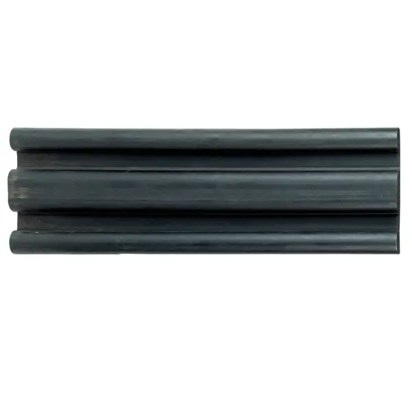 Wand– und Säulenschutz, Gummi-Prallschutz Rubber E – schwarz, 3000×150×30 mm