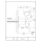 Wandgriff Handrail 1000 – PVC-U, Standard gemäß Farbfächer, 110 mm × 3,66 m, inkl. 7 Wandkonsolen
