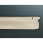 Wandgriff Handrail 1000 – PVC-U, Standard gemäß Farbfächer, 110 mm × 3,66 m, inkl. 7 Wandkonsolen