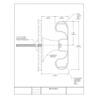 Wandgriff Handrail 800 – PVC, Standard-RAL-Farben, 140 mm × 3,66 m, inkl. 7 Wandkonsolen