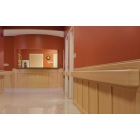 Wandgriff Handrail 800 – PVC-U, Standard gemäß Farbfächer, 140 mm × 3,66 m, inkl. 7 Wandkonsolen