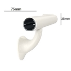 Wandgriff Handrail 910 – PVC, Standard-RAL-Farben, 35 mm × 3,66 m, inkl. 7 Wandkonsolen