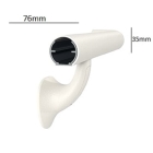 Wandgriff Handrail 910 – PVC-U, Standard gemäß Farbfächer, 35 mm × 3,66 m, inkl. 7 Wandkonsolen
