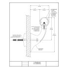 Wandgriff Handrail 910 – PVC-U, Standard gemäß Farbfächer, 35 mm × 3,66 m, inkl. 7 Wandkonsolen