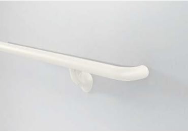 Wandgriff Handrail 910 – PVC-U, Standard gemäß Farbfächer, 35 mm × 3,66 m, inkl. 7 Wandkonsolen