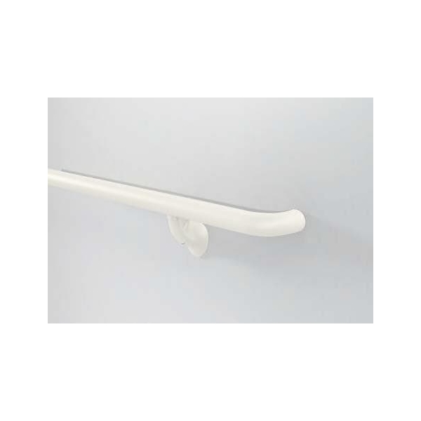 Wandgriff Handrail 910 – PVC-U, Standard gemäß Farbfächer, 35 mm × 3,66 m, inkl. 7 Wandkonsolen