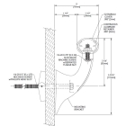 Wandgriff Handrail 920 – PVC, Standard-RAL-Farben, 38 mm × 3,66 m, inkl. 7 Wandkonsolen