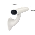 Wandgriff Handrail 920 – PVC-U, Standard gemäß Farbfächer, 38 mm × 3,66 m, inkl. 7 Wandkonsolen