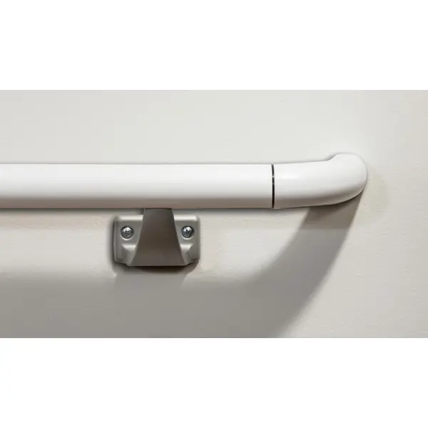 Wandgriff Handrail 940 – PVC, Standard-RAL-Farben, 40 mm × 3,66 m, inkl. 7 Wandkonsolen