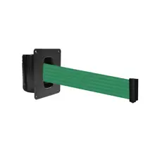 Wandkassette mit Flansch für Einbaukonstruktionen, schwarz – grünes Band 2,3 m