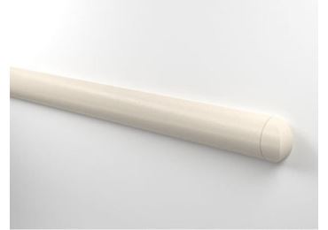 Wandprallschutz, Schutzplanke Chair Rail 2500 – PVC, Standard-RAL-Farben, 51 mm × 3,66 m