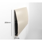 Wandprallschutz, Schutzplanke Wall Guard 1800 – PVC, Standard-RAL-Farben, 203 mm × 3,66 m