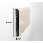 Wandprallschutz, Schutzplanke Wall Guard 700 – PVC, 197 mm × 3,66 m