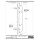 Wandprallschutz, Schutzplanke Wall Guard 700 – PVC, 197 mm × 3,66 m