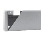 Wandprallschutz, Schutzplanke Wall Guard 700 – PVC, 197 mm × 3,66 m