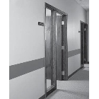 Wandschutzplatte Wall Guard, selbstklebend – PVC-U, Standard gemäß Farbfächer, 2×150×3660 mm