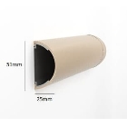 Wandstoßstange, Wandschutzplanke Chair Rail 2500 – PVC-U, Standard gemäß Farbfächer, 51 mm × 3,66 m