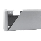Wandstoßstange, Wandschutzplanke Wall Guard 700 – PVC-U, 197 mm × 3,66 m