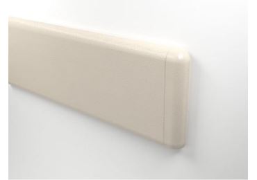 Wandstoßstange, Wandschutzplanke Wall Guard 700 – PVC-U, 197 mm × 3,66 m