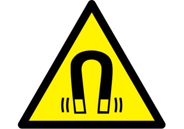 Warnkennzeichnung – Achtung starkes magnetisches Feld