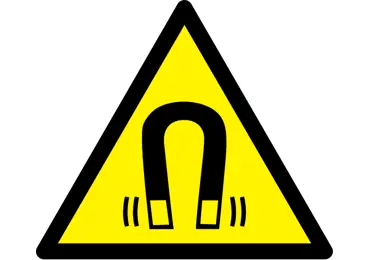 Warnkennzeichnung – Achtung starkes magnetisches Feld