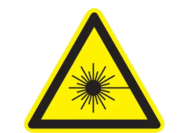 Warnkennzeichnung – Warnung vor Laserstrahlen