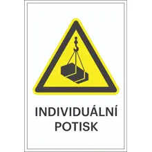 Warnkennzeichnung, Warnung vor starker Belastung der Biegevorrichtung, individueller Text – Aluminium-Kompositwerkstoff, 300×450 mm