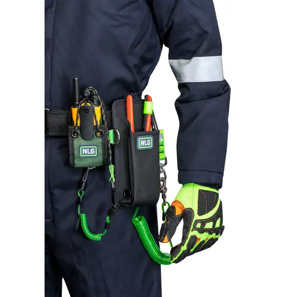 Werkzeugetui NLG mit Tragfähigkeit 5 kg – Nylon, schwarz, 220×100×50 mm