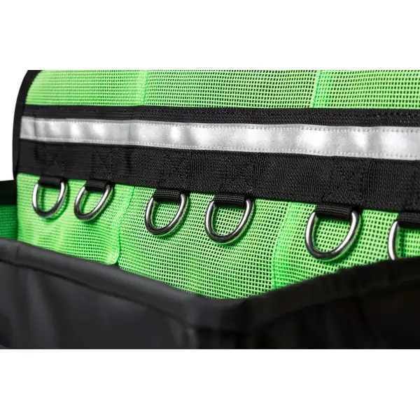 Werkzeugtasche NLG für 30 kg Hebebühnen – PVC, grün-schwarz, 370×540×150 mm