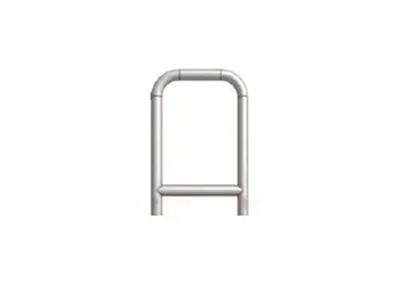 Zaunelement Minimesh für Schutzplanke Standard – Metall, weiß, 380×525×40 mm