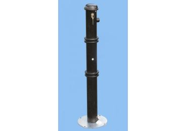 Zierpfosten ANTIK – Metall, schwarz-kupferrot, 900 mm, klappbar