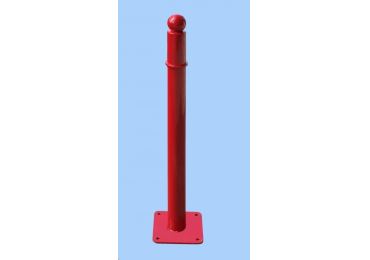 Zierpfosten SIMPLE – Metall, 920 mm, fest mit Platte