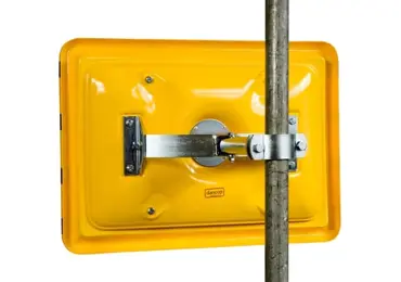 Zweipunktbefestigung für Wand– und Pfostenmontage – D.50–85 mm