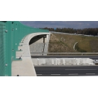 Zweiseitige Betonschutzplanke TYP100 – linkes Endstück, 4000×695×1000mm