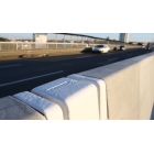 Zweiseitige Betonschutzplanke TYP100 – linkes Endstück, 4000×695×1000mm
