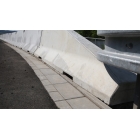 Zweiseitige Betonschutzplanke TYP100 – linkes Endstück, 4000×695×1000mm