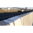Zweiseitige Betonschutzplanke TYP120, verkürzt – Mittelstück, 2000×695×1200 mm